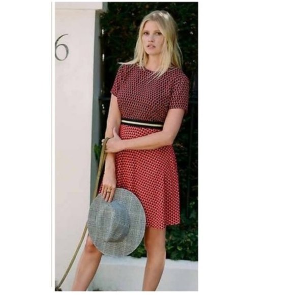 Anthropologie Amici Colorblocked Dress new - Picture 3 of 8